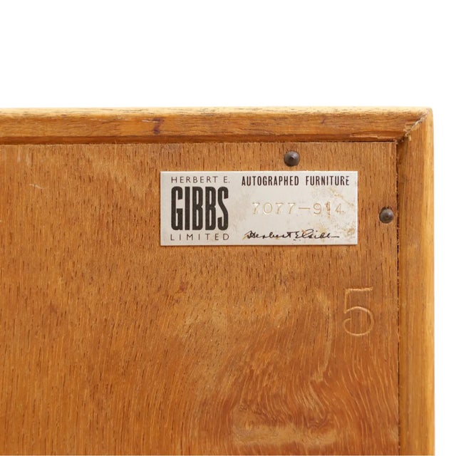1960s Mid Century China Entryway Cabinet by Herbert E. Gibbs For Sale - Image 10 of 10