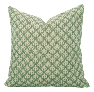Fabdivine Designer Block Print Cushion Cover 22x22 Inch- Rajputana Jaal