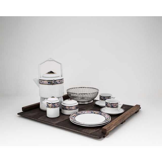 An elegant set for two. Clear. Expressive. Timeless. at its heart is the “cantana najade” porcelain service by fürstenberg...