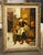 19th Century Oil on Canvas Painting, Children Playing in Winter, Alsace, France For Sale - Image 14 of 16
