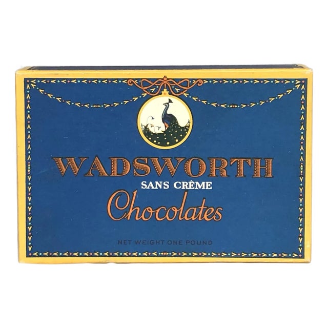 Vintage Art Nouveau Chocolate Box For Sale