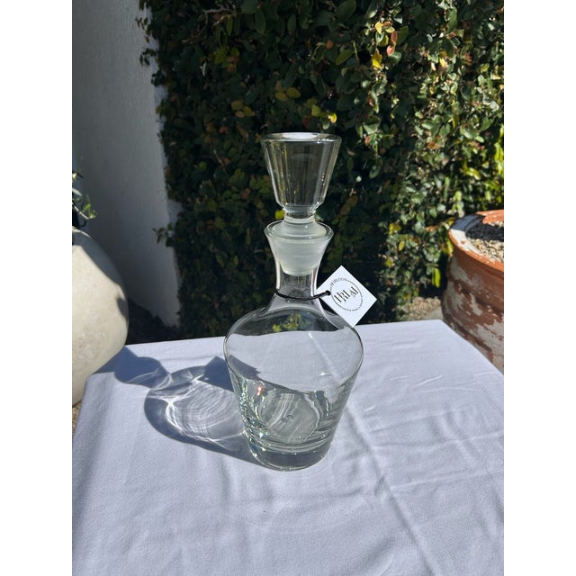 Vintage Glass Decanter For Sale In Los Angeles - Image 6 of 7