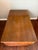1950s Mid Century Walnut Executive Desk With Glass Top For Sale - Image 10 of 12