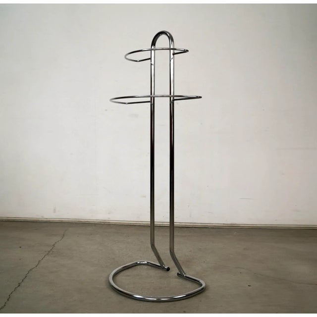 Mid-Century Modern 1970’s Mid-Century Modern Art Deco Chrome Rack / Valet For Sale - Image 3 of 12