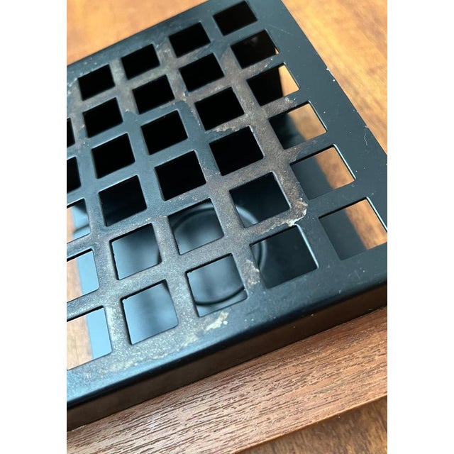 Mid-Century Minimalist Metal and Teak Tea Warmer, 1960s For Sale - Image 14 of 18