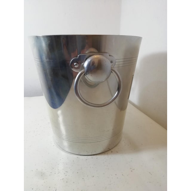 Mid-Century Modern Champagne Ice Bucket by Charles Heidsieck, France, 1970s For Sale - Image 3 of 10