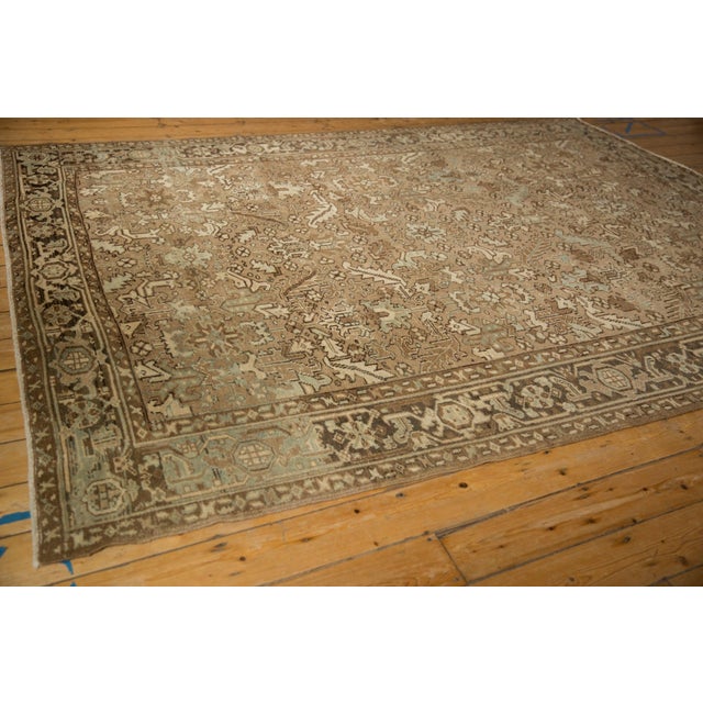 Textile Vintage Distressed Mehrivan Carpet - 7'11" x 10'8" For Sale - Image 7 of 11