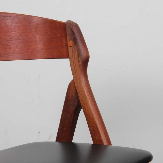 Wood Chairs by Henning Kjaernulf for Boltinge Stolefabrik, 1960s, Set of 2 For Sale - Image 7 of 10