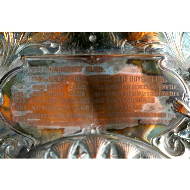1901 Art Nouveau Sheffield Plate Cricket Trophy Shield, by Walker Hall and Sons This is a fantastic piece, a work of art,...