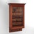 Walnut Hanging Curio Cabinet 20thC For Sale - Image 9 of 12
