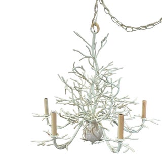 21st Century Currey & Company Seaward 6 Light Chandelier For Sale