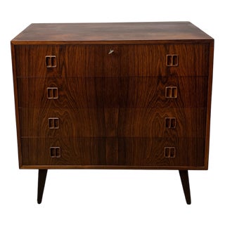 Rosewood Chest of Drawers attributed Niels J. Thorsø, Denmark, 1960s For Sale