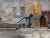 Very Nice, Old, Painting of Industrial Landscape Scene signed Duff, 1942 couple small repairs as seen on canvas back small...