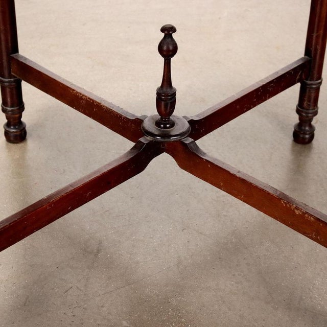 Brown 20th Century Bird Cage in Mahogany, Italy For Sale - Image 8 of 12