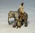 19th Century Antique 19th Century Mini Cold Painted Austrian Vienna Bronze Elephant Statue For Sale - Image 5 of 9