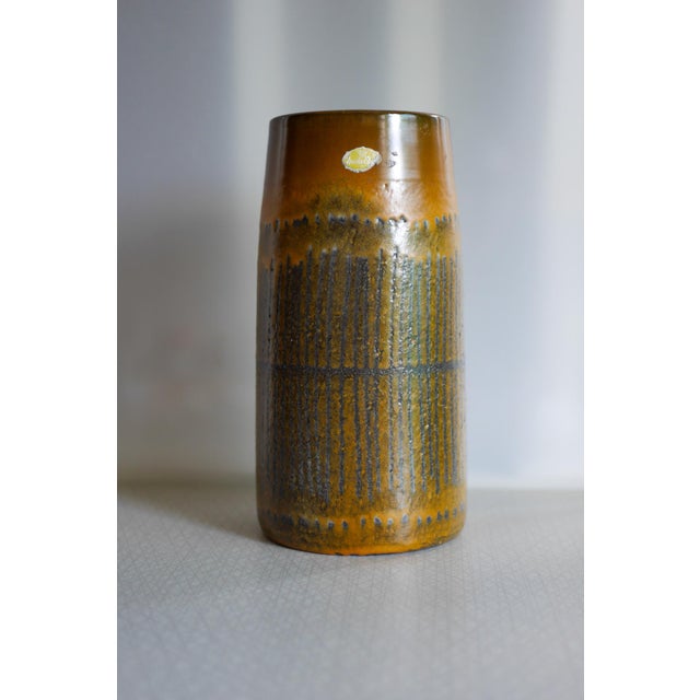 Ceramic Large Mid-Century Modern Scandinavian Pottery Vase by Göran Andersson for Upsala Ekeby, 1970s For Sale - Image 7 of 12