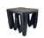 African Vintage Black African Nupe Stool Nigeria 13" W by 10.75" H For Sale - Image 3 of 6