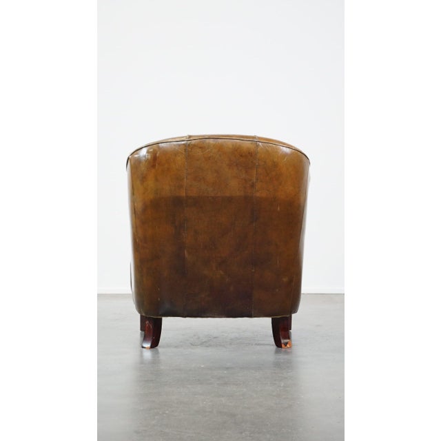 Club Chair in Cowhide Leather For Sale - Image 4 of 15