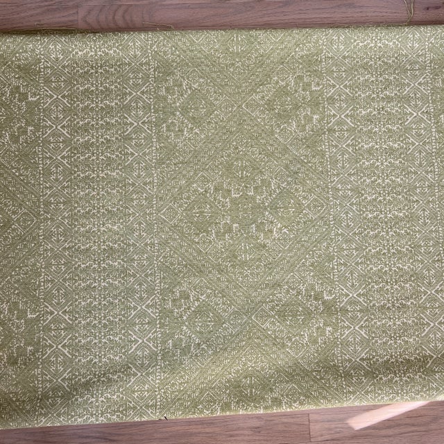 Guy Goodfellow Fez Woven Celery Fabric- 3 5/8 Yards Yards For Sale - Image 4 of 7