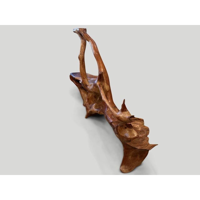 2010s Andrianna Shamaris Impressive Sculptural Bench or Art Piece For Sale - Image 5 of 6