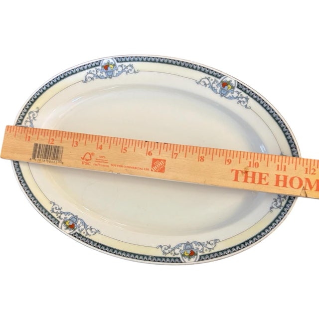 1930s Meito China Hand-Painted Covered Casserole & Underplate, 3 Pieces For Sale - Image 10 of 12