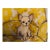 Old Small Palomino-Color Chihuahua 18"x18"x2" Oil Painting For Sale