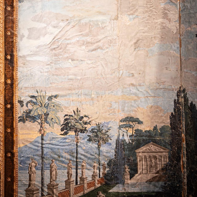 Panoramic Wallpaper Panels with Telemachus on the Island of Calypso Motif by Joseph Dufour, France, 1818, Set of 2 For Sale - Image 6 of 10