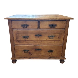 Circa 1900 Antique Pine Dresser For Sale