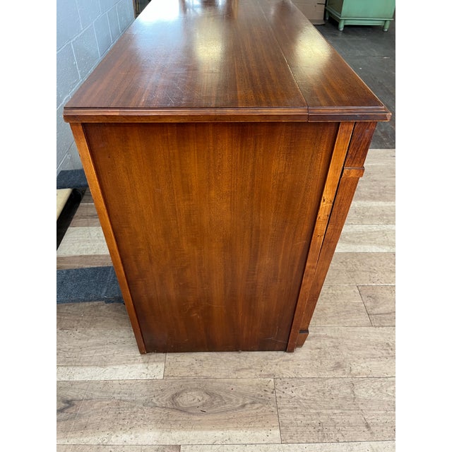 Mid 20th Century Mid Century Saginaw Furniture Hideaway Extendable Dining Table For Sale - Image 5 of 12