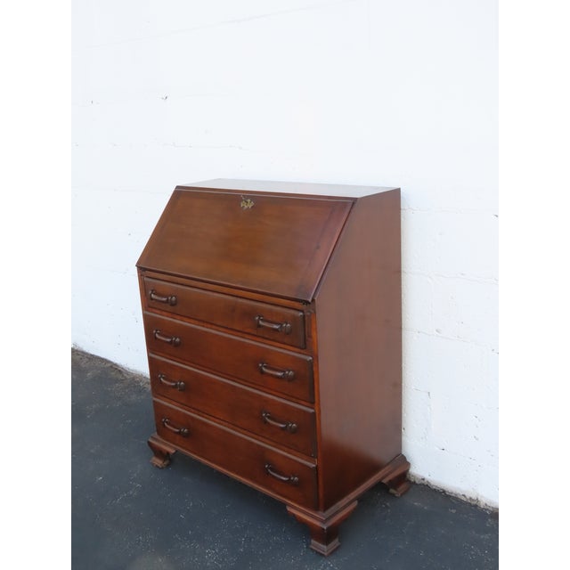 Art Deco Early 1900s Art Deco Secretary Desk 6678 For Sale - Image 3 of 18