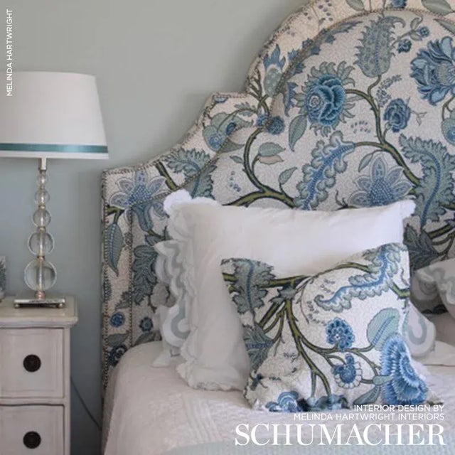 This traditional tree of life design derives from an antique French indienne print, reinterpreted to suit today's rooms....