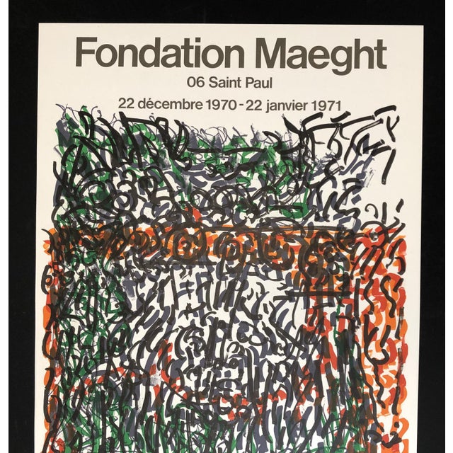 Lithographic Sculptures Exhibition at Maeght Gallery by Jean-Paul Riopelle, Paris, France, 1970s For Sale - Image 3 of 9
