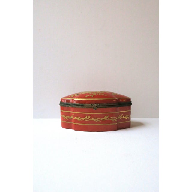 Rococo French Porcelain Jewelry Box For Sale - Image 3 of 12