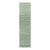 Rug & Kilim’s Block Print Runner With All-Over Geometric Design in Sage Green For Sale