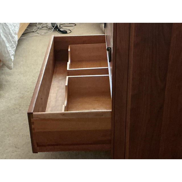 Wood Stickley 21st Century Collection Cherry Inlay Four Drawer Dresser For Sale - Image 7 of 7