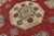 Kazak Rug 5'1'' X 7'2'' Red Wool Tribal Hand-Knotted Oriental Carpet For Sale - Image 9 of 12