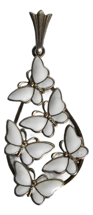 Mid-Century Danish Sterling Silver Pendant by Volmer Bahner, 1960s