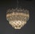 Venini Chrome Tiered Chandelier with 91 Clear Triedri Murano Crystals, Italy, 1980s For Sale - Image 4 of 5