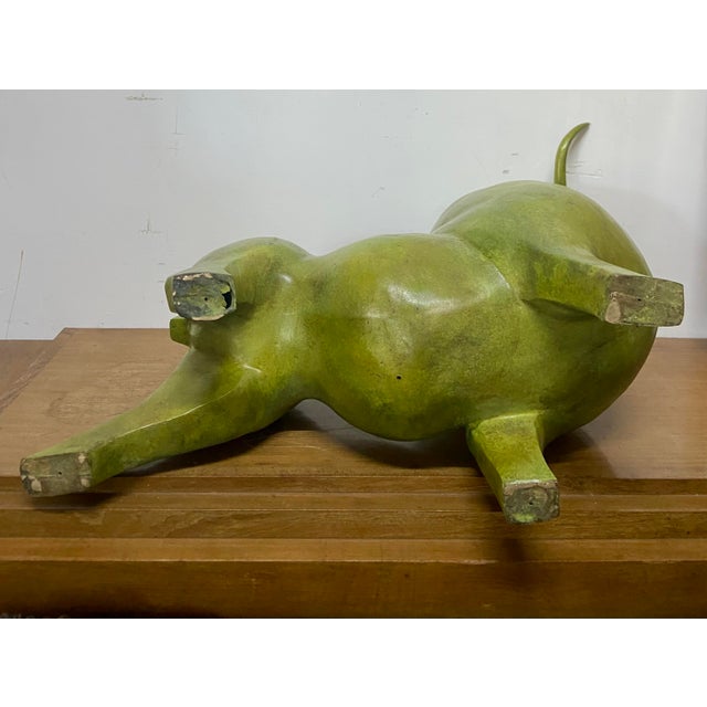 1990s After Fernando Botero, Monumental Abstract Bull Sculpture, 1990s, Bronze For Sale - Image 5 of 9