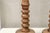 Wood Vintage Oversized Carved Wooded Candlesticks—A Pair For Sale - Image 7 of 8