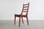Set of 4 Mid Century Danish Modern Contoured Ladder Back Dining Chairs in Teak For Sale - Image 4 of 8