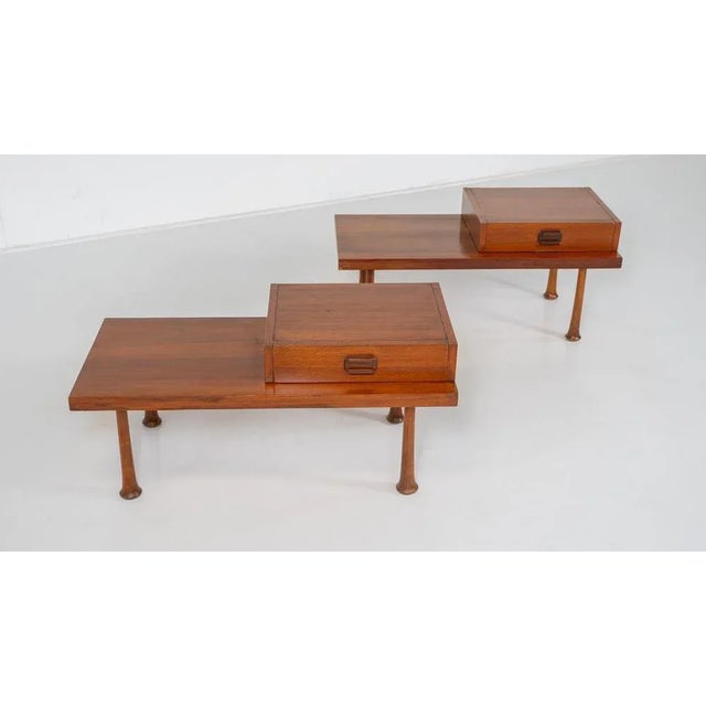 1960s Mid-Century Modern Nightstands, 1960s, Set of 2 For Sale - Image 5 of 7