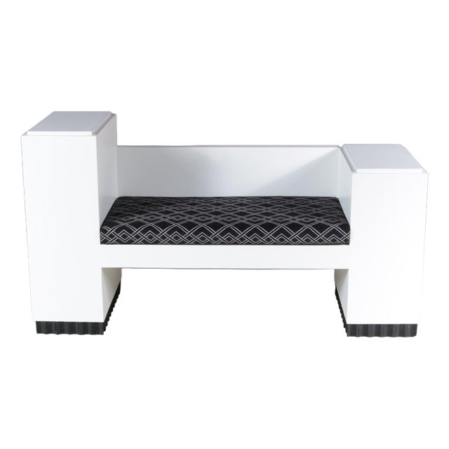 Bench in the style of Wiener Werkstätte, Austria, 1930s For Sale