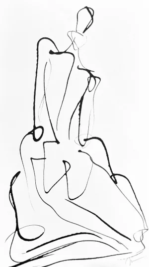Inky Celine Figure Study