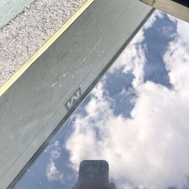 Art Deco Gold and Black Glass Swivel Top Two Tier Coffee Table For Sale - Image 11 of 12