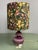 Mid-Century Belgian Purple Opaline Glass Table Lamp with Floral Shade from Glasfabriek De Rupel, Belgium, 1960s For Sale - Image 15 of 16