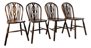 Windsor Chairs, 1890s, Set of 4