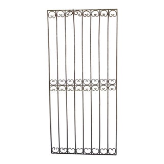 Antique Victorian Iron Gate For Sale