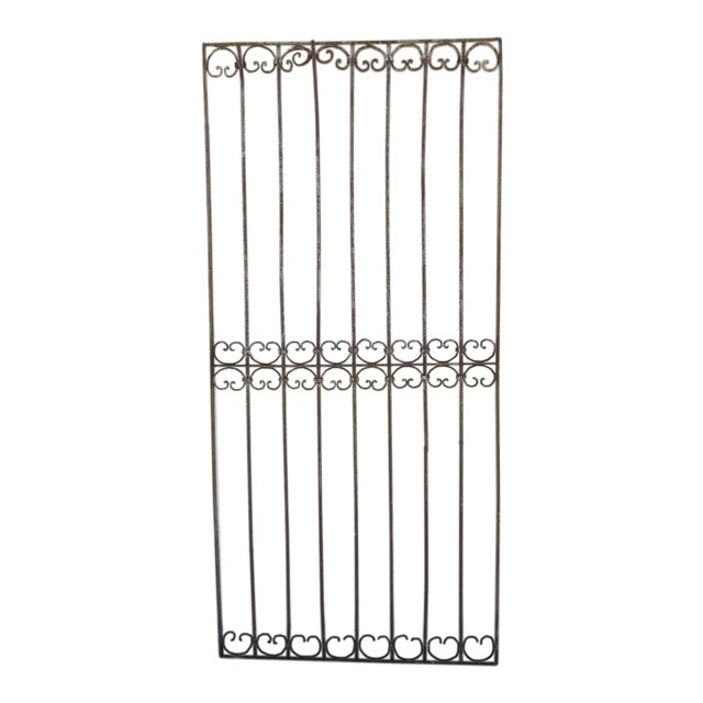Antique Victorian Iron Gate For Sale