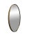 Mid-Century Modern Italian Round Brass Wall Mirror, 1960s For Sale - Image 3 of 7